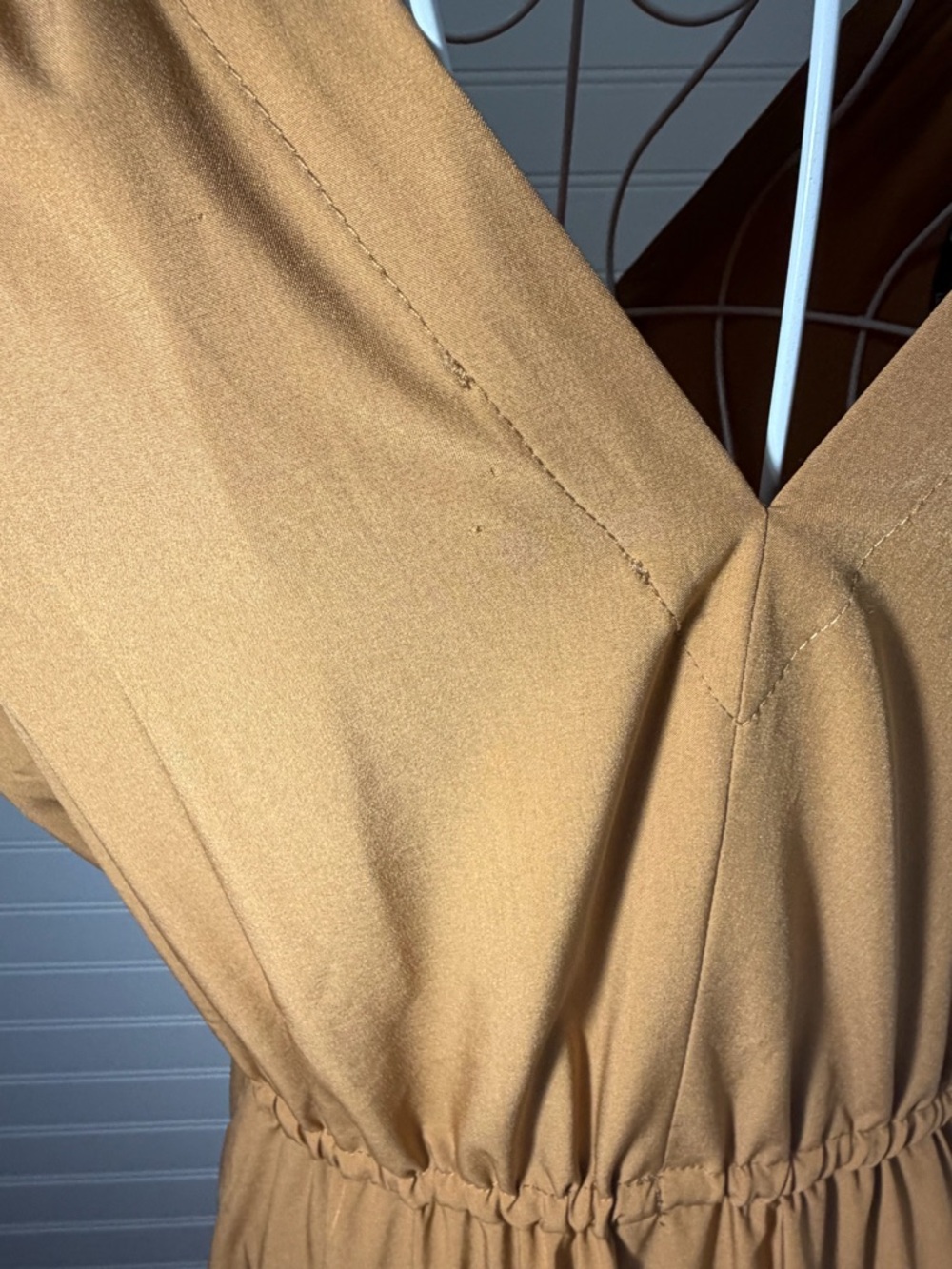 Calvin Klein Deep Tan Maxi Dress - Picture 10 of 11